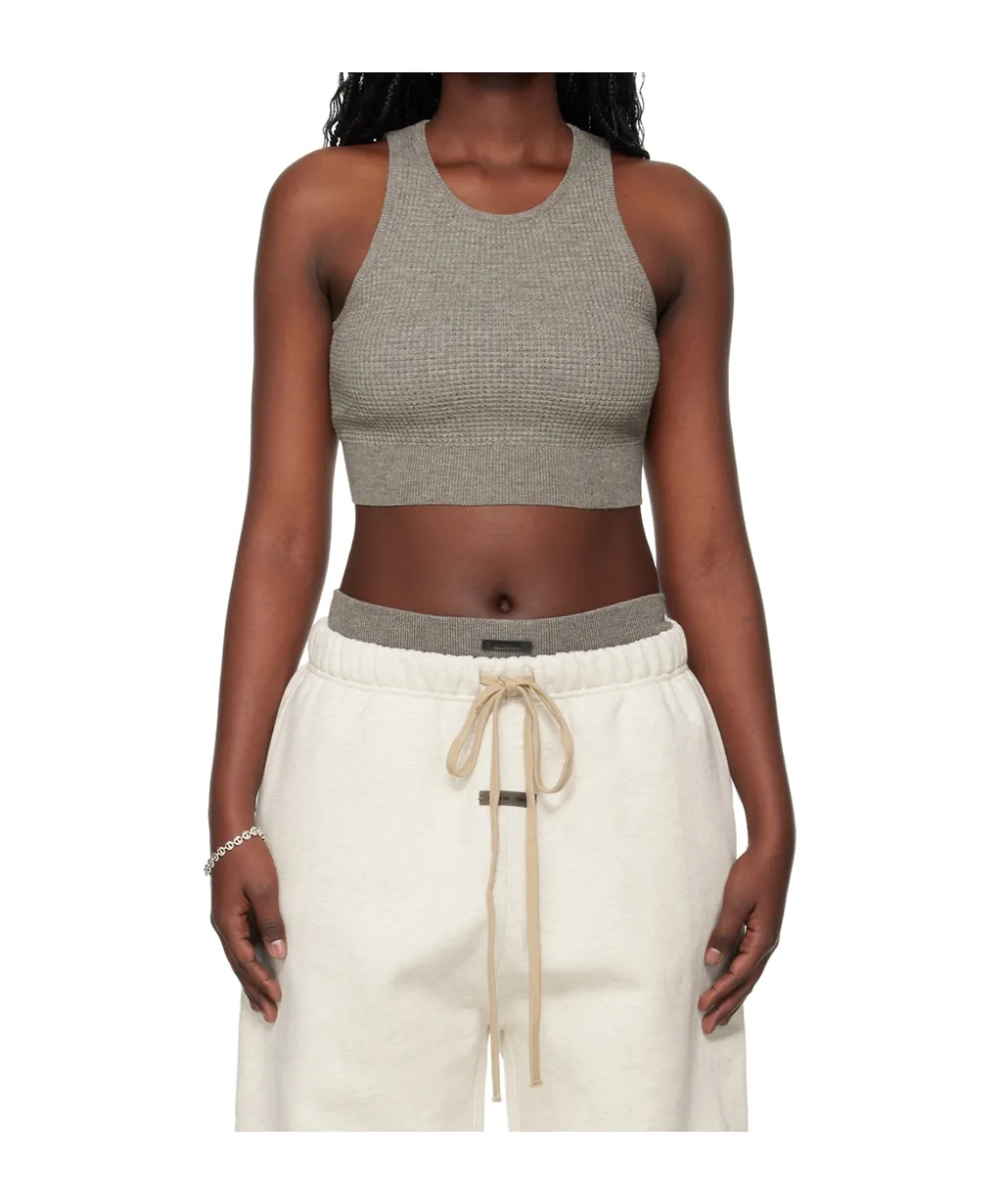 Waffle-Knit Top