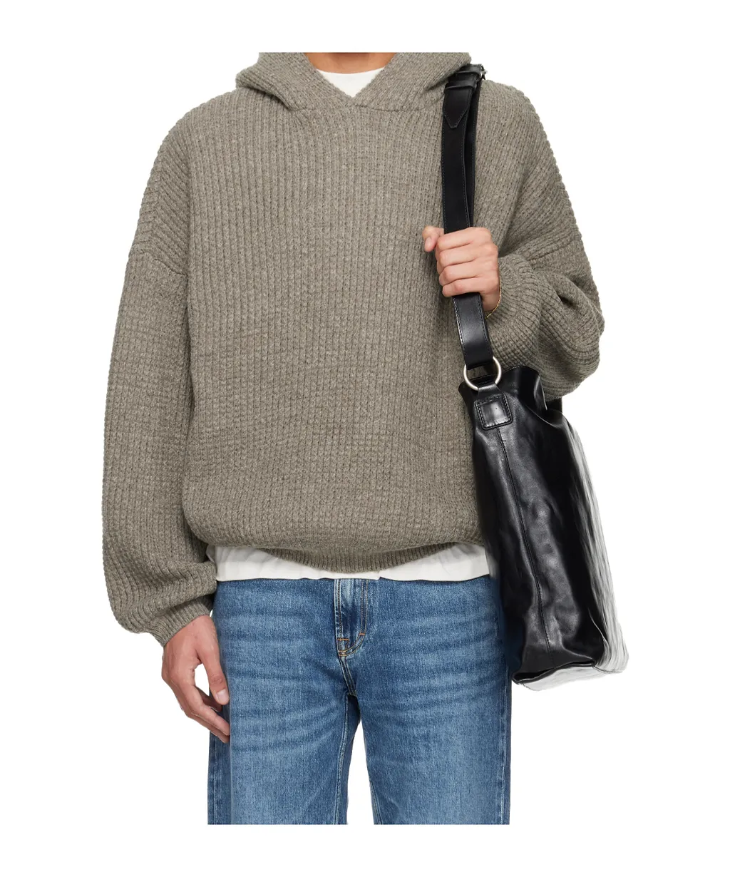 Ribbed Hoodie