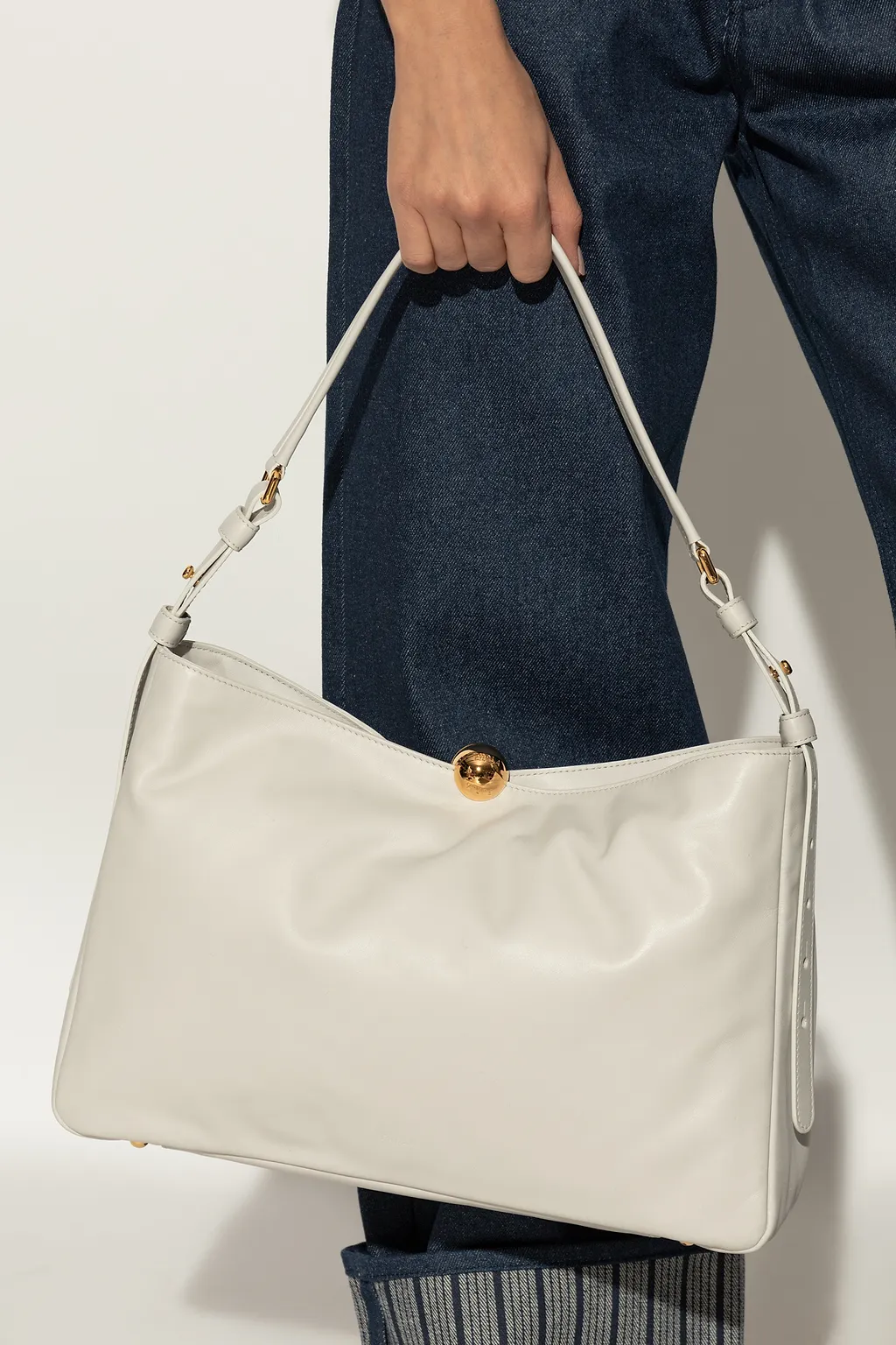 Furla Sfera Logo Debossed Medium Shoulder Bag