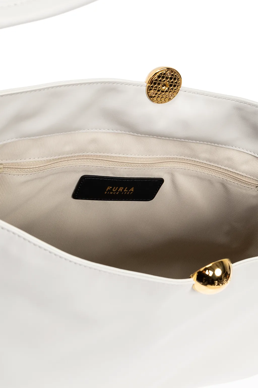 Furla Sfera Logo Debossed Medium Shoulder Bag