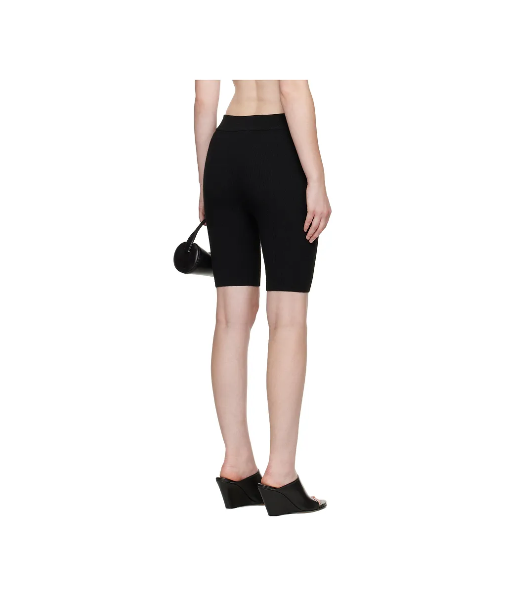 Ribbed Knitted Shorts