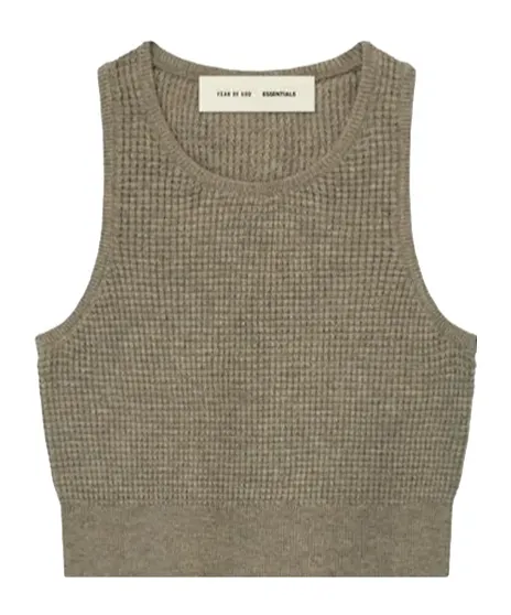 Waffle-Knit Top