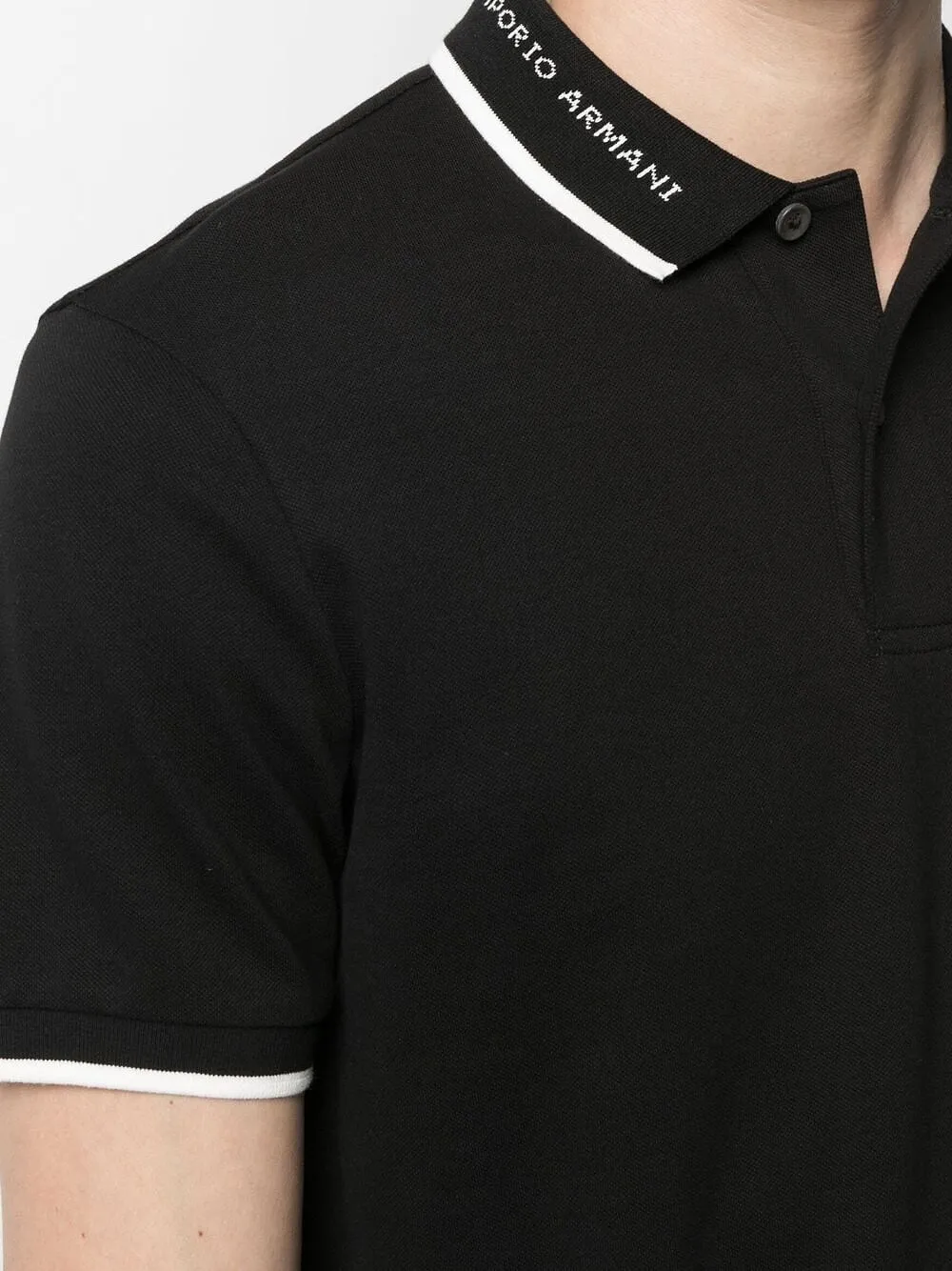 Logo-Print Cotton Polo Shirt