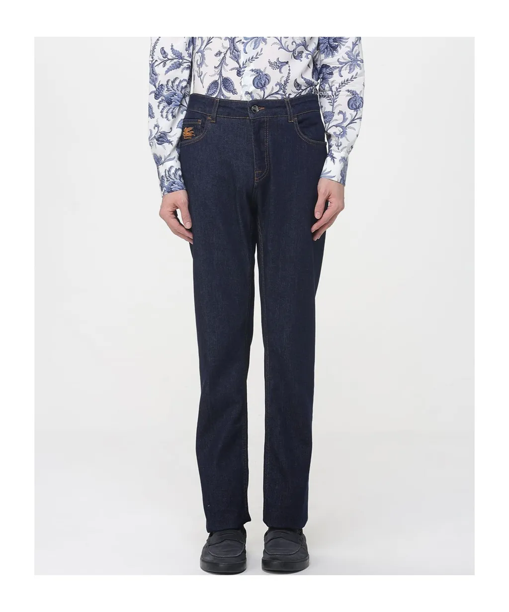 Etro Mid-Rise Slim-Fit Jeans