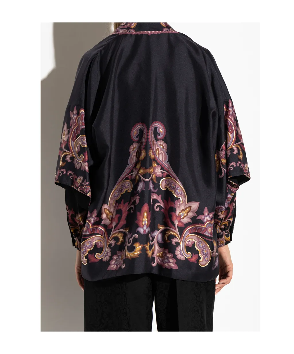 Etro Paisley Printed Drop Shoulder Shirt