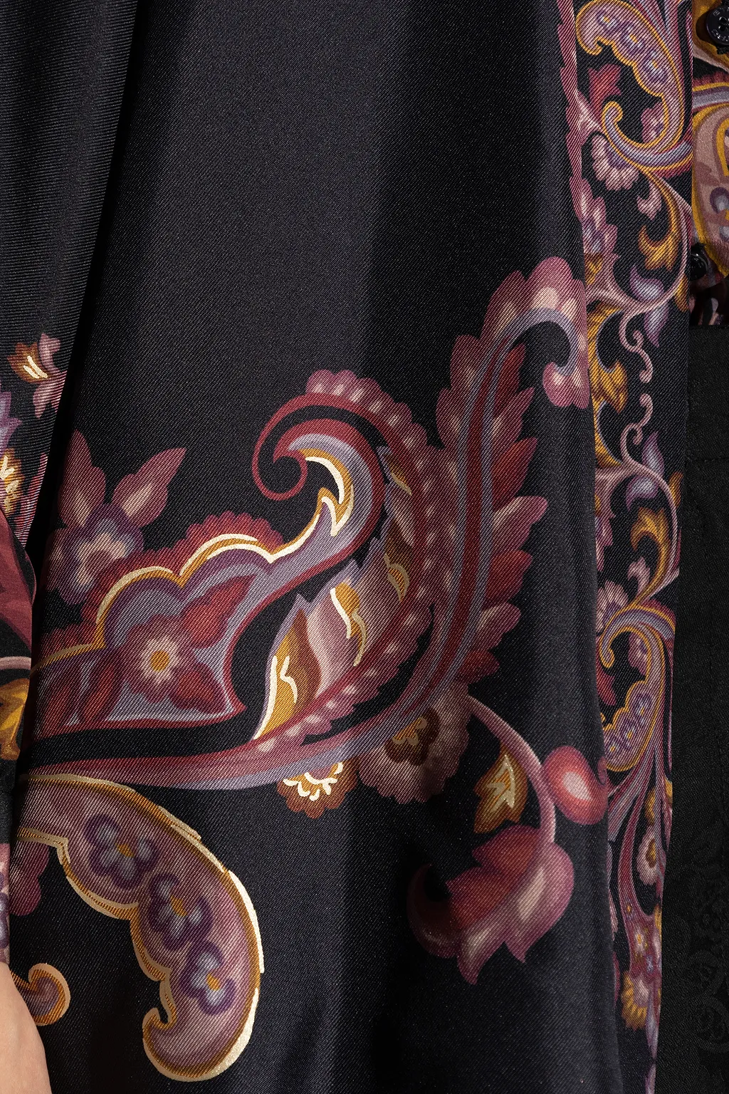 Etro Paisley Printed Drop Shoulder Shirt