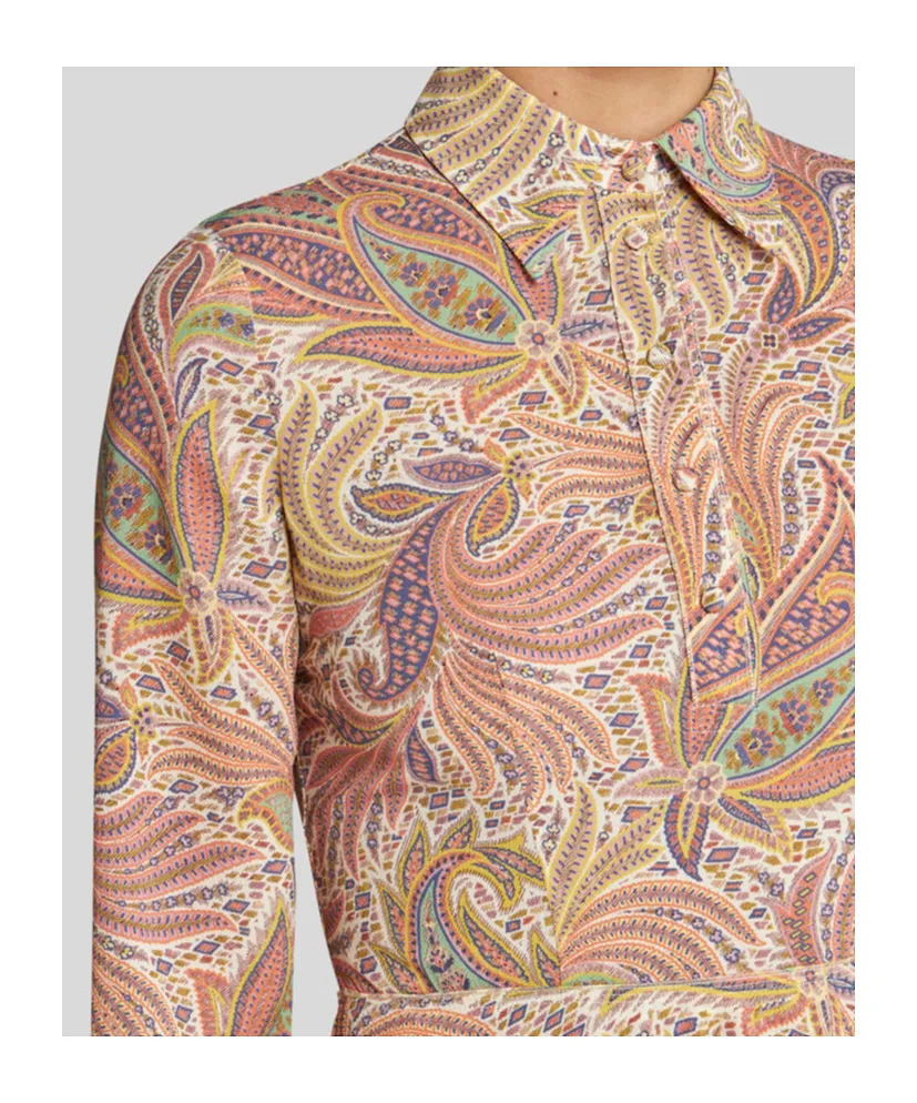 Etro Paisley Printed Midi Dress