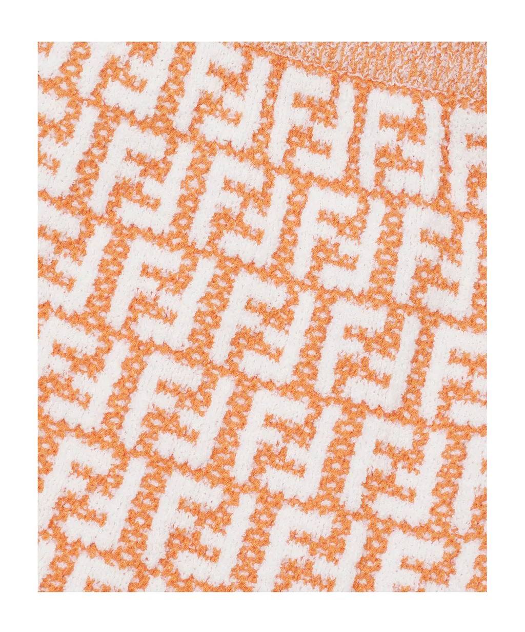 Ff-Logo Knitted Skirt