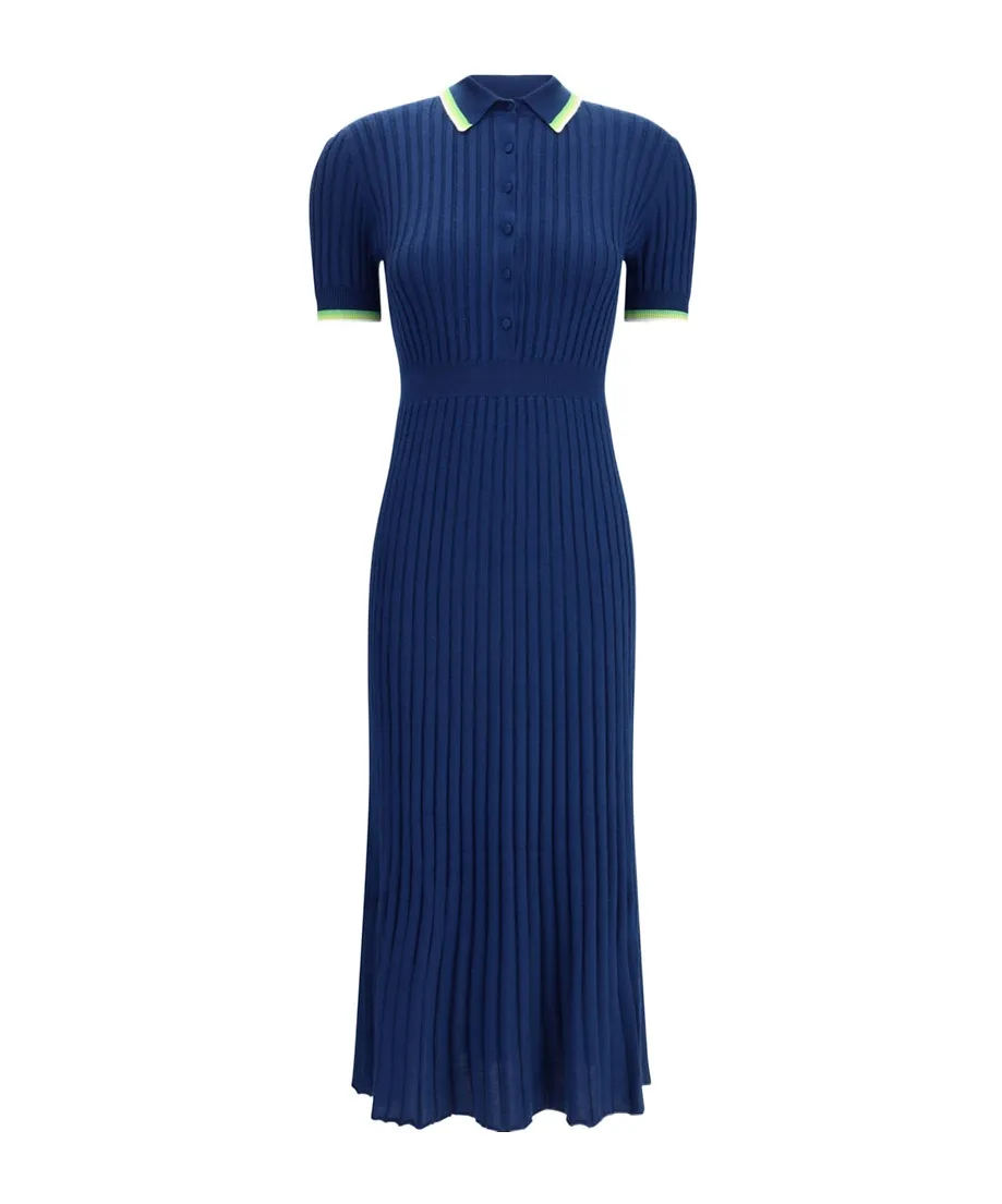 Gabriela Hearst Eyot Ribbed Knitted Dress
