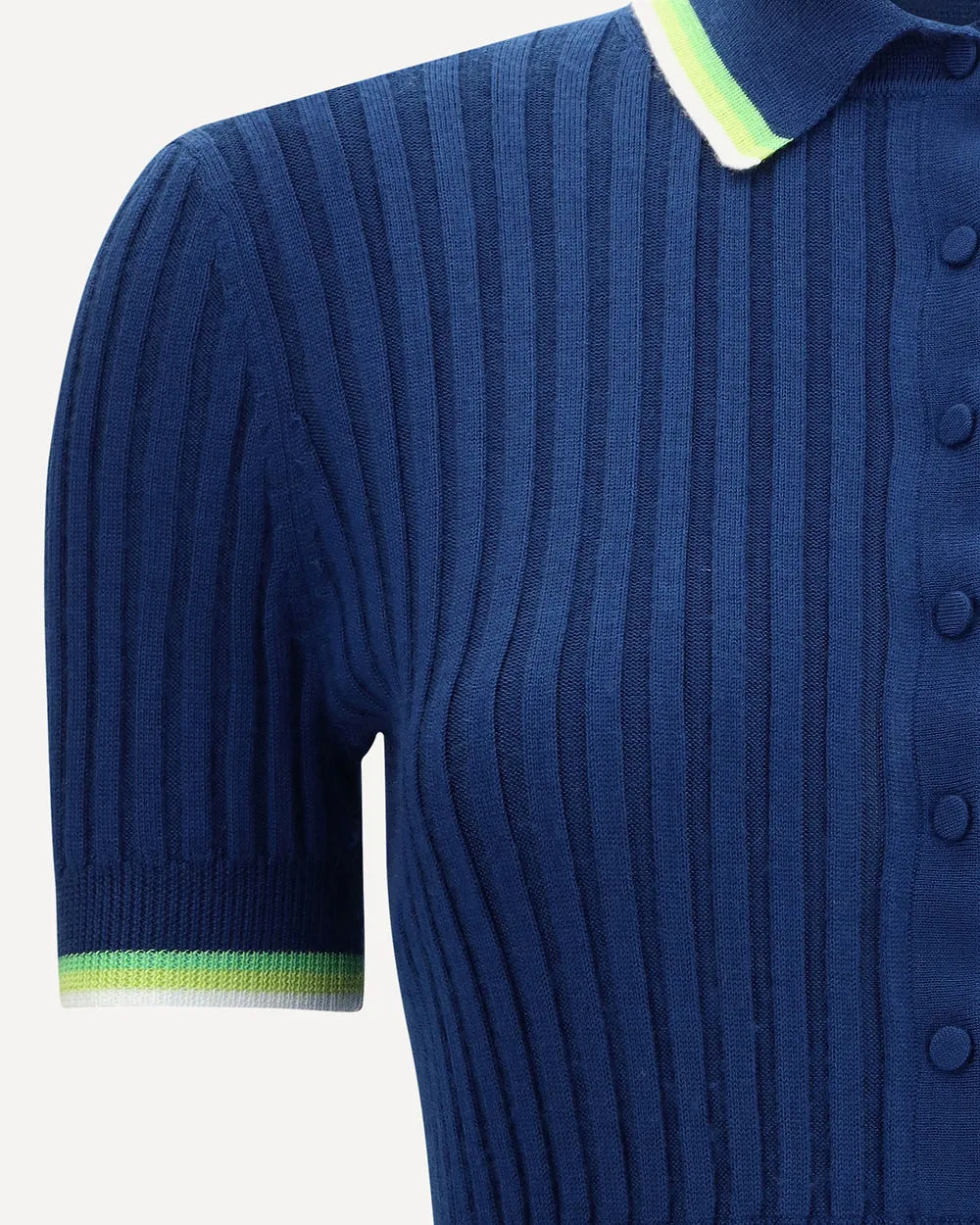 Gabriela Hearst Eyot Ribbed Knitted Dress