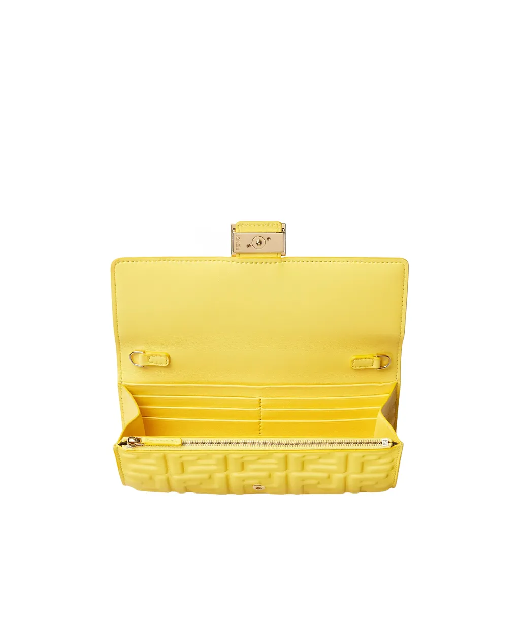 Fendi Baguette Continental Chained Wallet