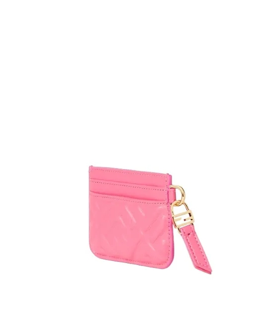 Fendi Baguette Ff Embossed Card Case