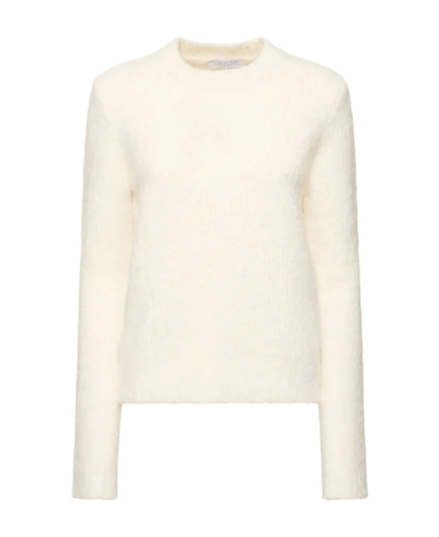 Round-Neck And Long-Sleeved Sweater