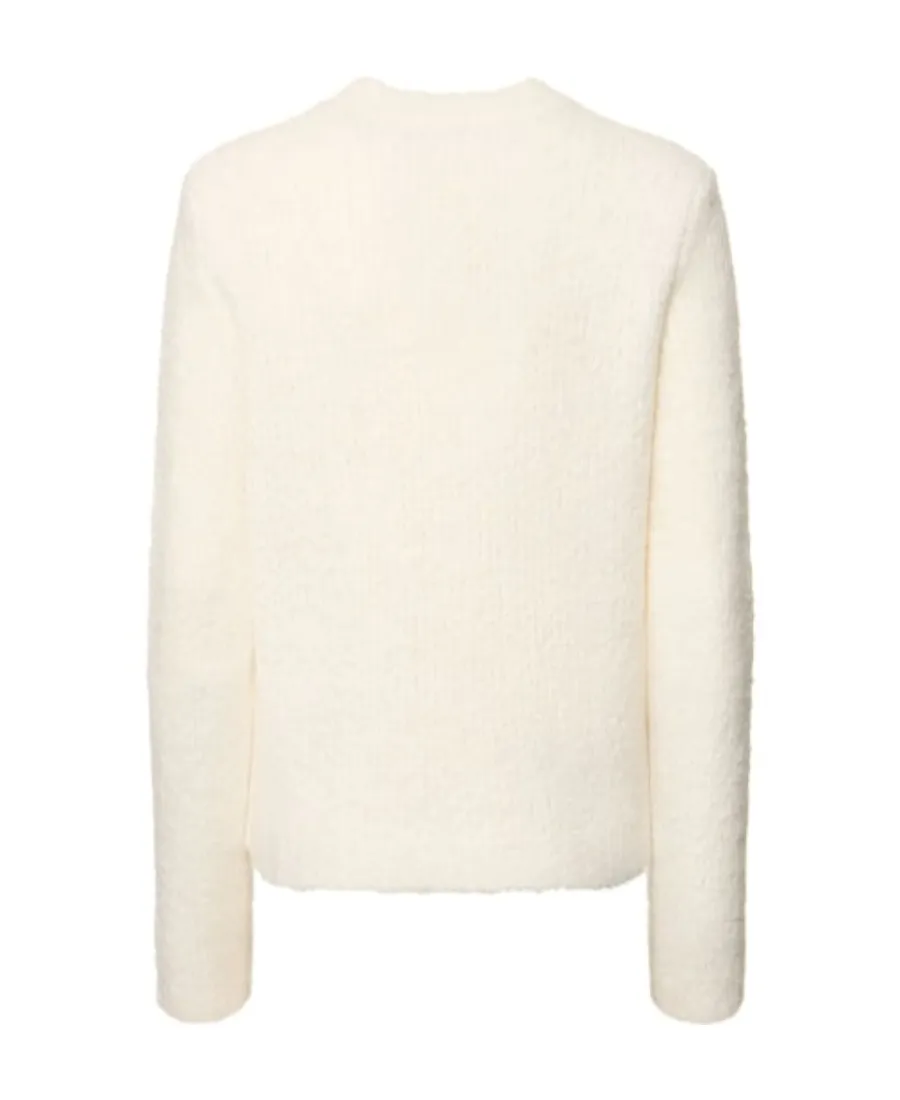 Round-Neck And Long-Sleeved Sweater