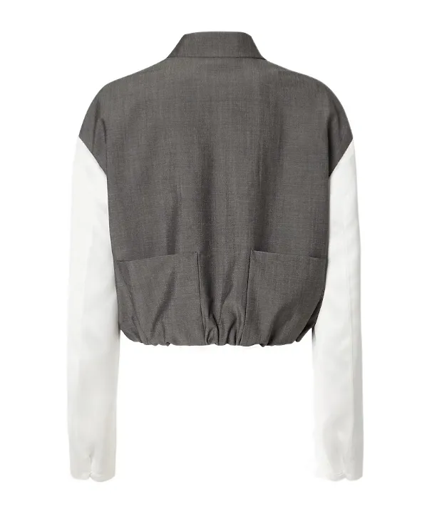 Fendi Cropped Single-Breasted Jacket
