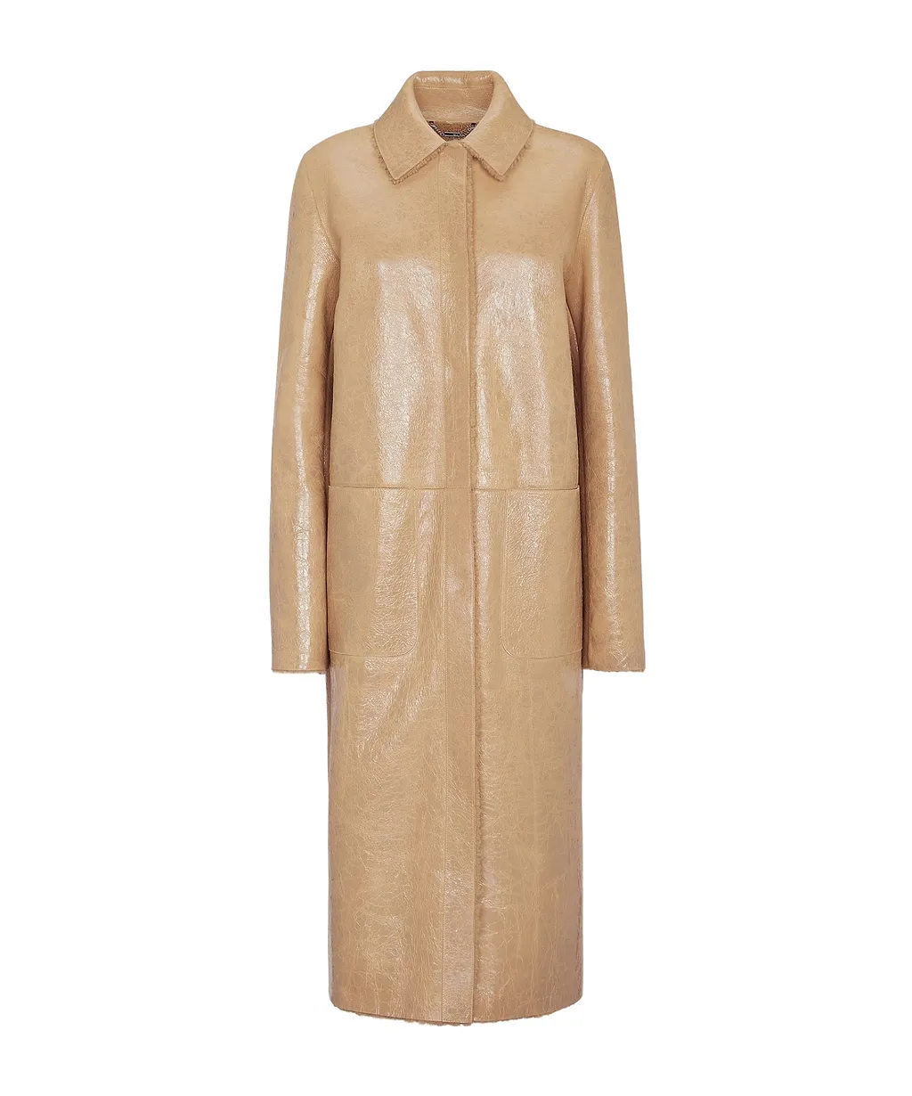 Fendi Collared Long Coat