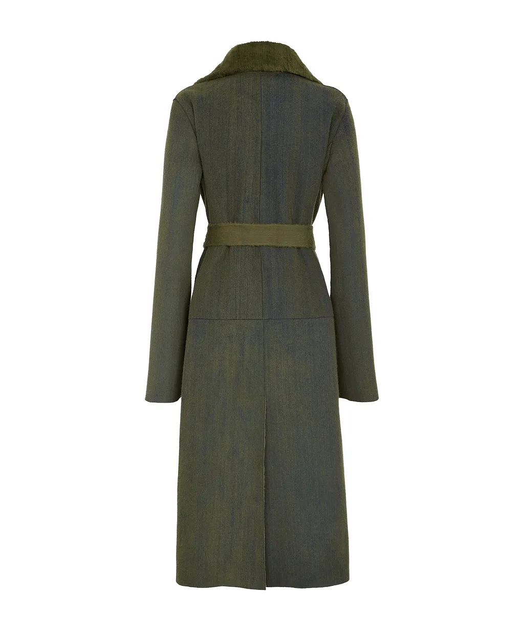 Fendi Collared Belted Coat