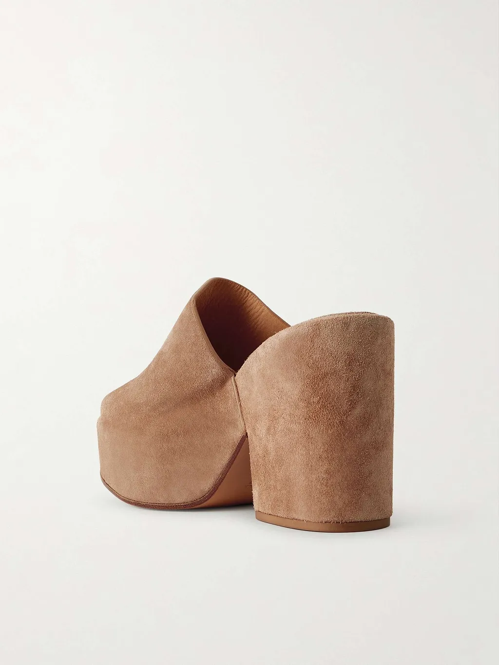 Round-Toe Chunky Heel Sandals