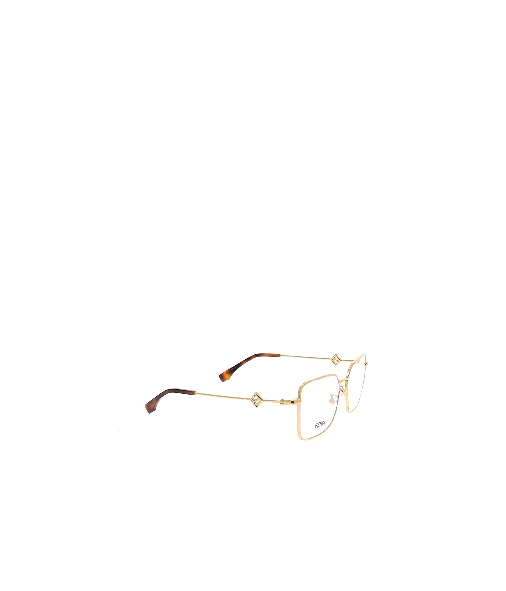 Fendi Eyewear Ff Diamonds Rectangle Frame Glasses