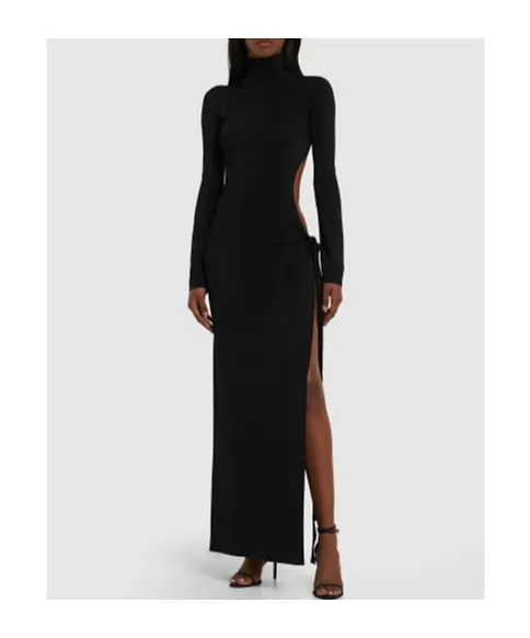 Hollow Knit Dress