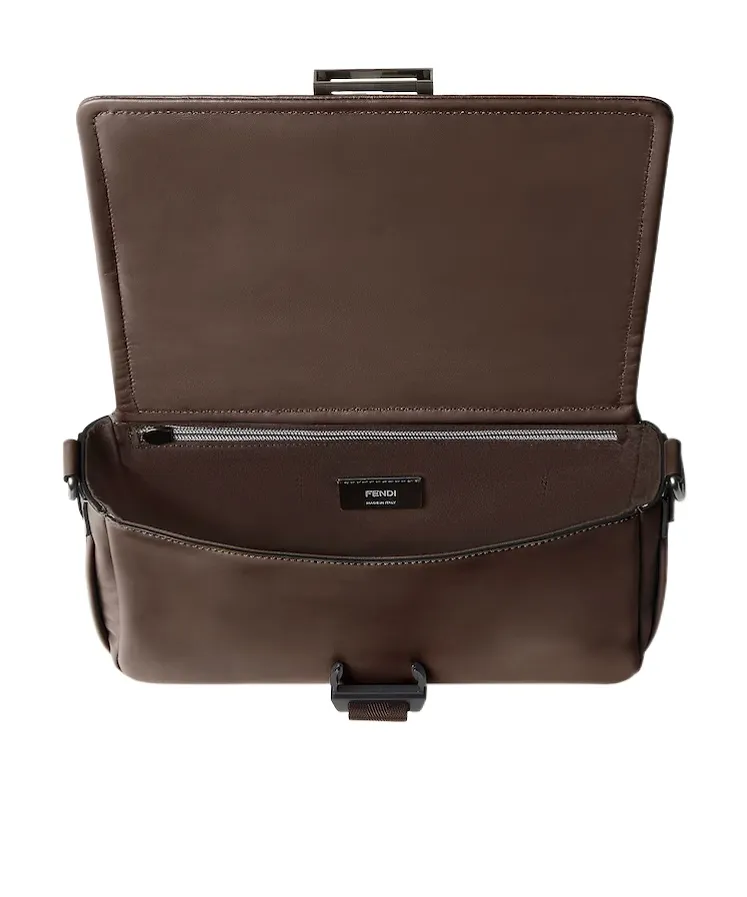 Fendi Fendi Flux Logo Plaque Messenger Bag