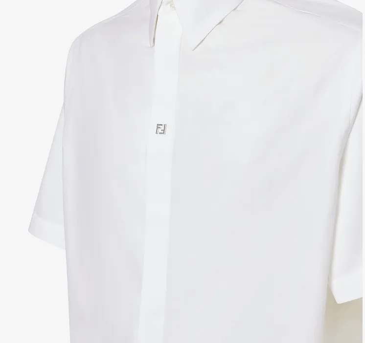 Fendi Ff Plaque Short Sleeved Shirt