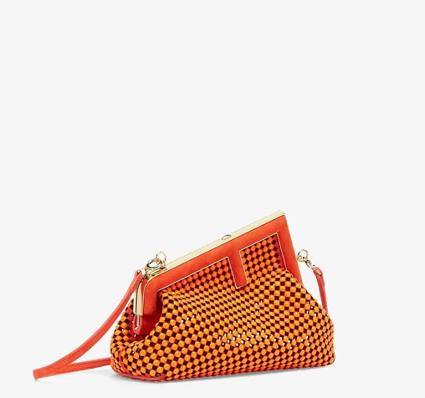 Fendi First Cut-Out Small Clutch Bag