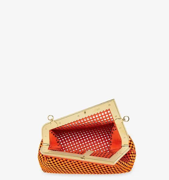 Fendi First Cut-Out Small Clutch Bag