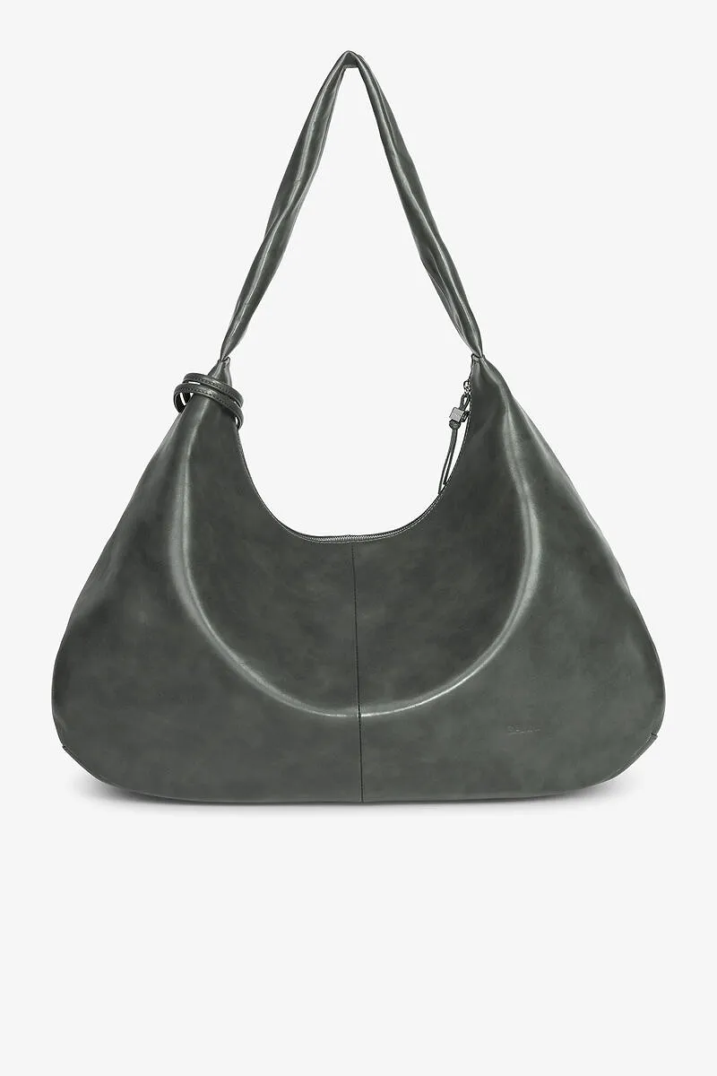 Ganni Butterfly Logo Xxl Hobo Bag