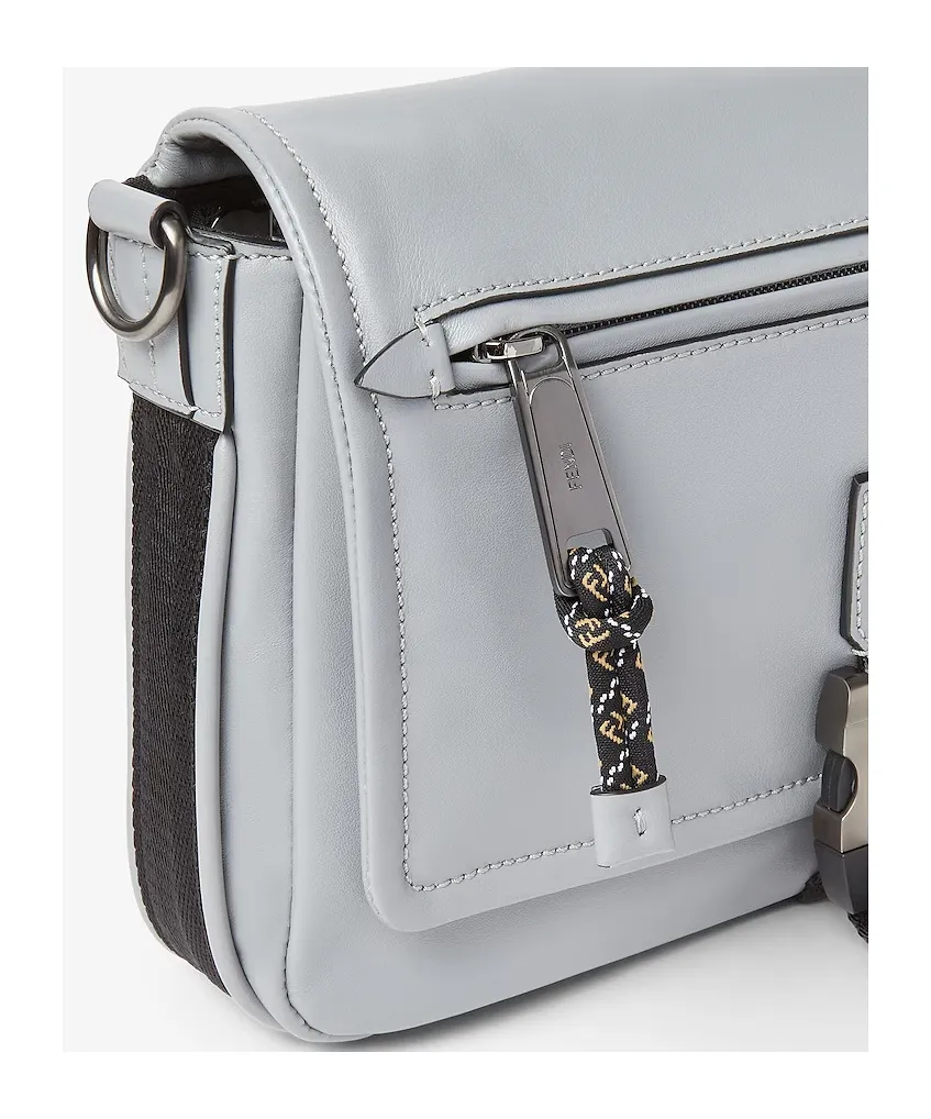 Fendi Flux Logo Plaque Messenger Bag