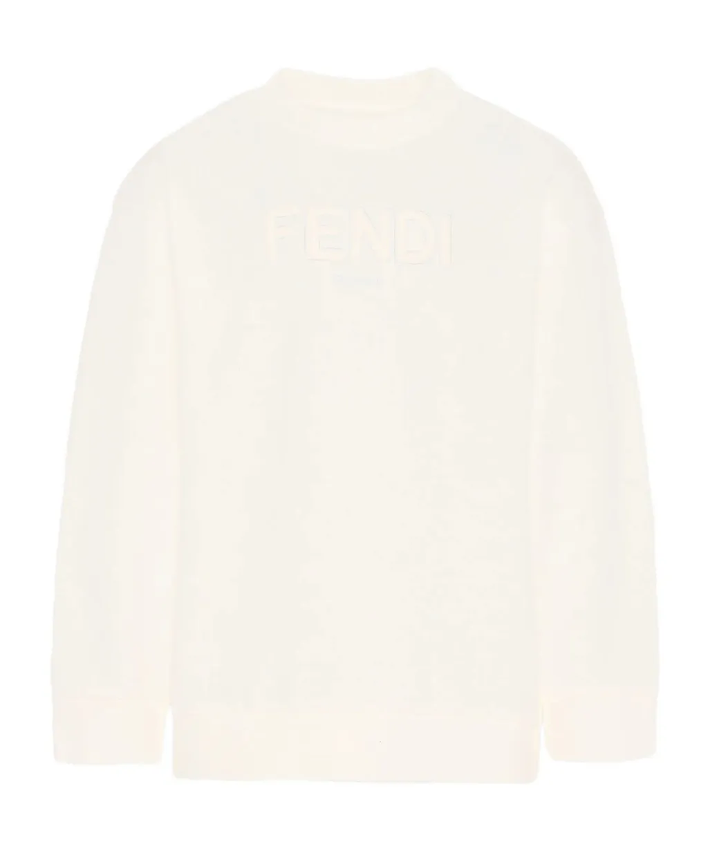 Fendi Kids Logo Detailing Sweatshirt