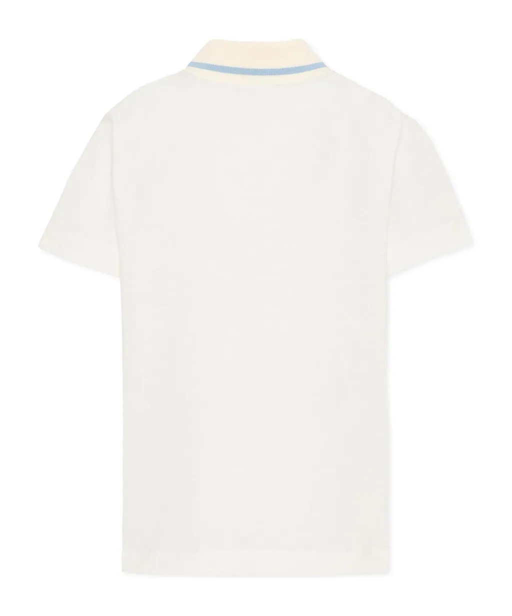 Fendi Kids Logo Detailed Polo Shirt