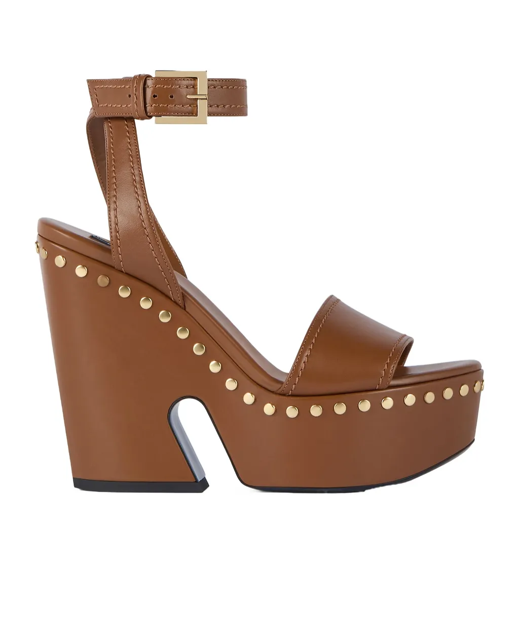 Givenchy Studed Clog Platform Sandals