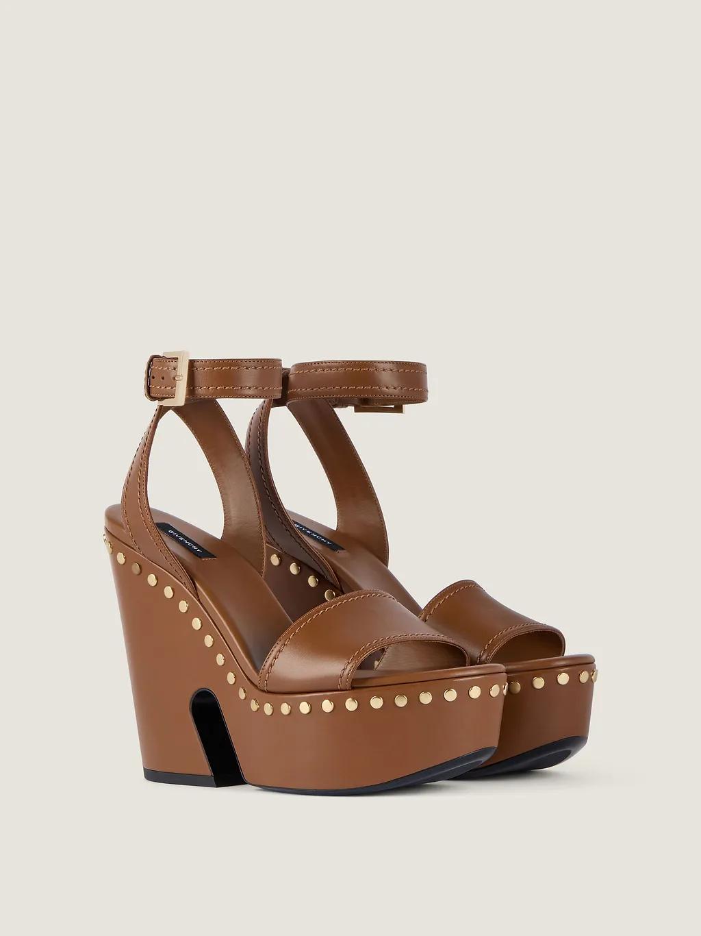 Givenchy Studed Clog Platform Sandals