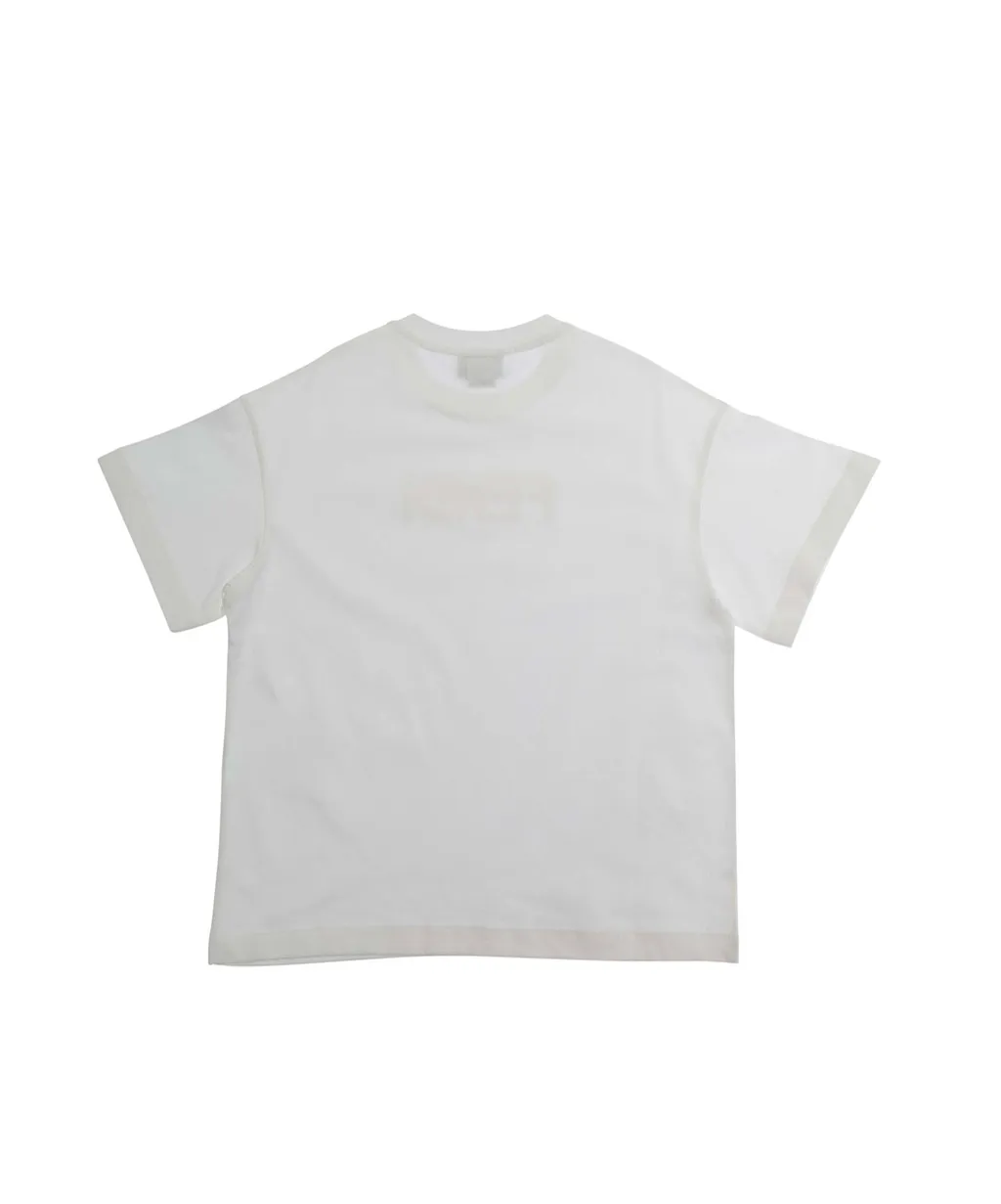 Fendi Kids Logo-Embossed Crewneck T-Shirt