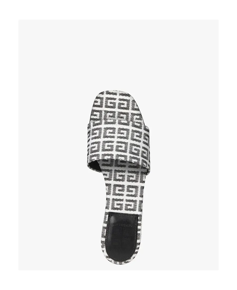 Flat Sandals In 4G Jacquard