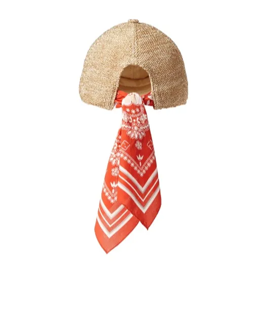 Fendi Logo Embroidered Scarf-Detailed Baseball Cap