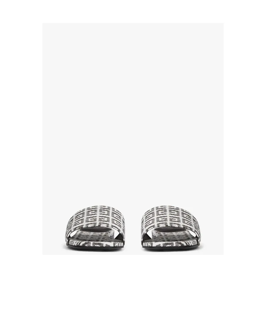 Flat Sandals In 4G Jacquard