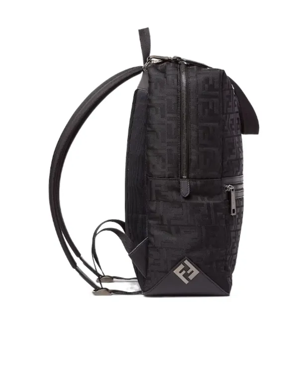 Fendi Lui Ff Jacquard Backpack