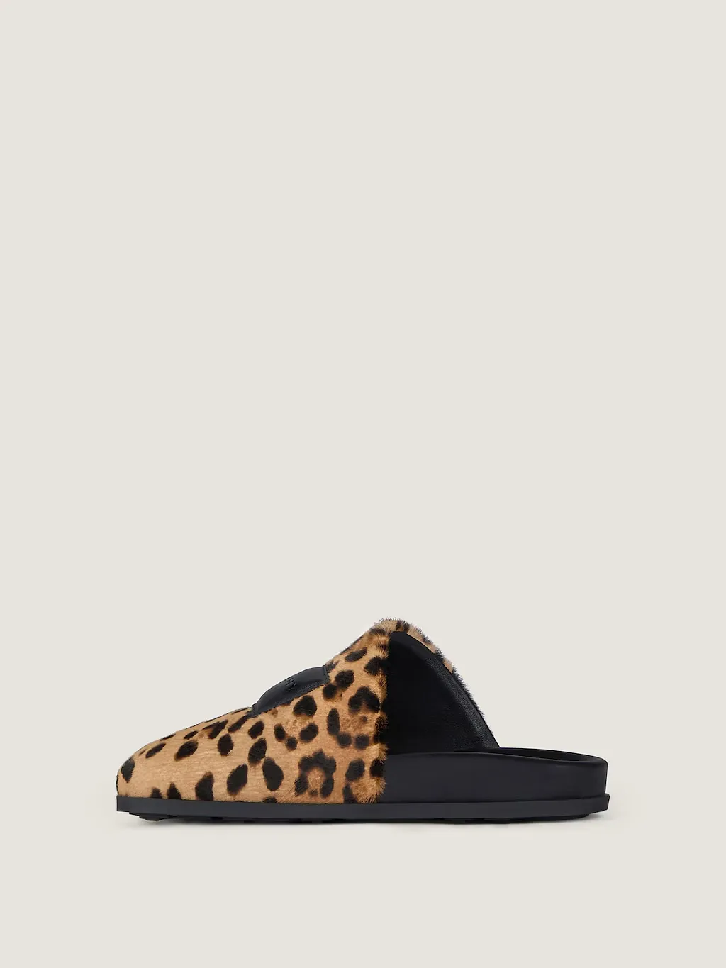 Givenchy Leopard Printed Label Flat Mules