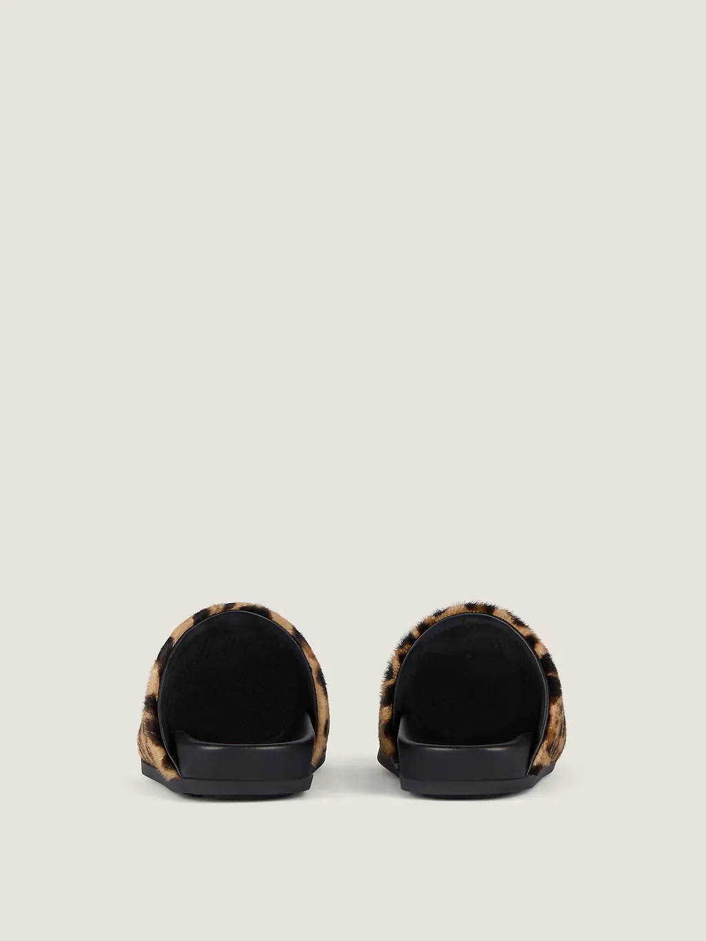 Givenchy Leopard Printed Label Flat Mules