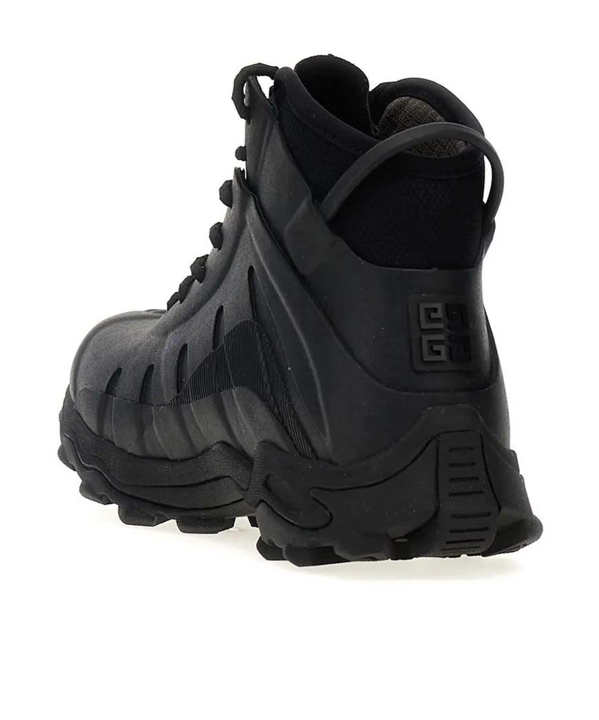 Givenchy Bogs Lace-Up Ankle Boots