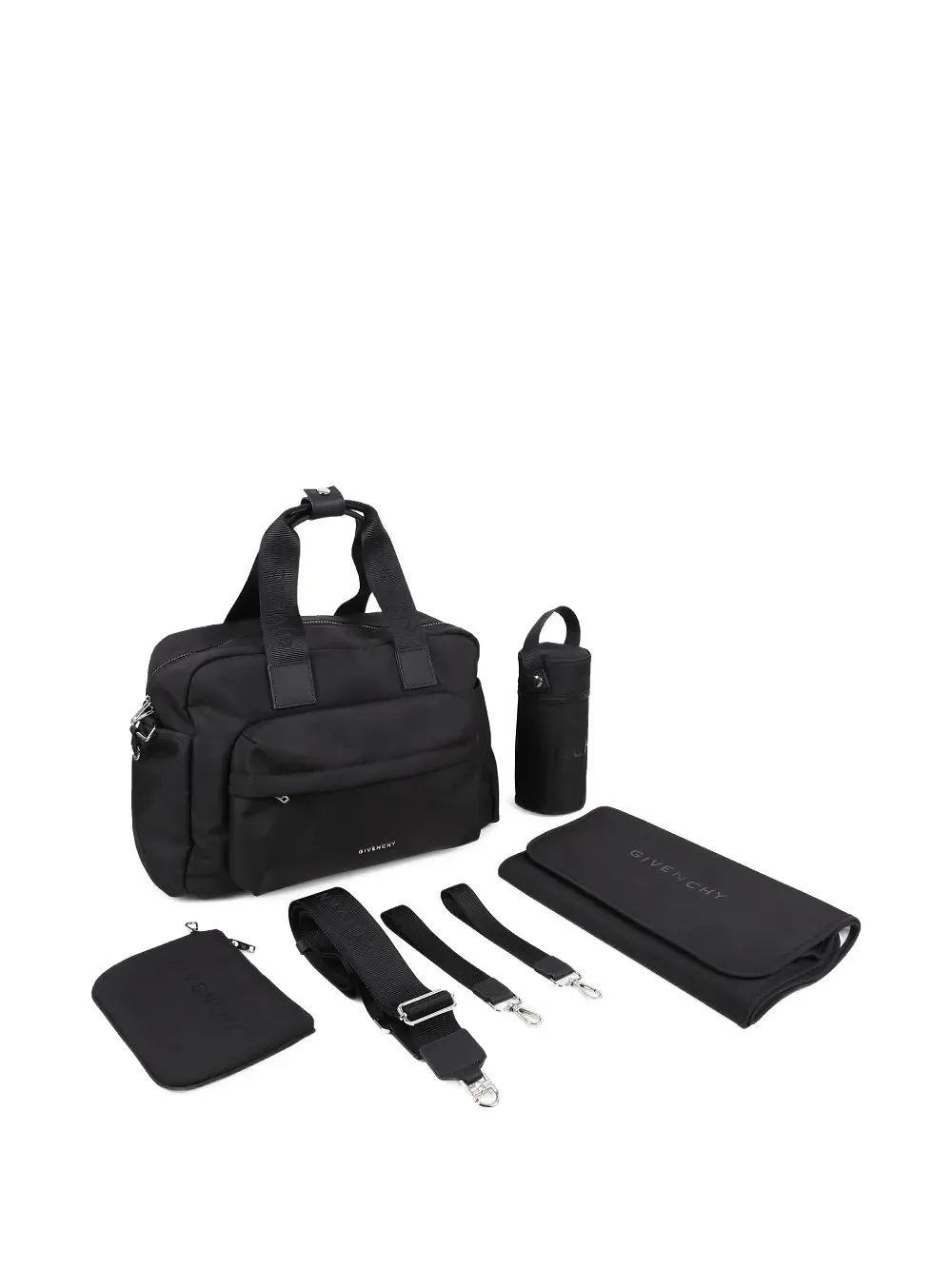 Givenchy Kids Front Pocket Logo-Strap Changing Bag