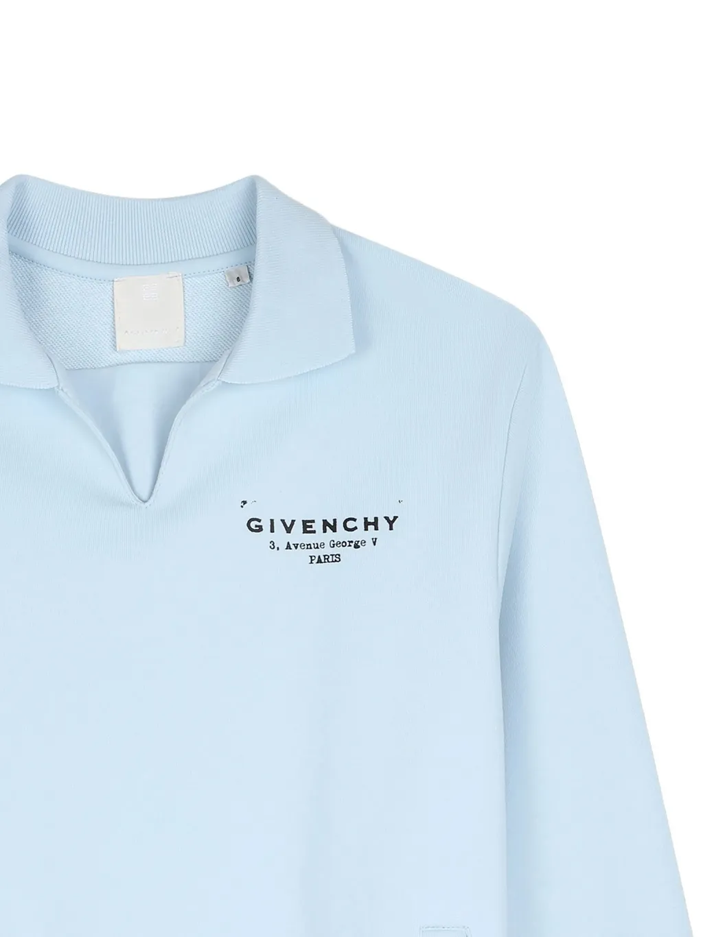 Givenchy Kids Long Sleeved Logo Printed Polo Top