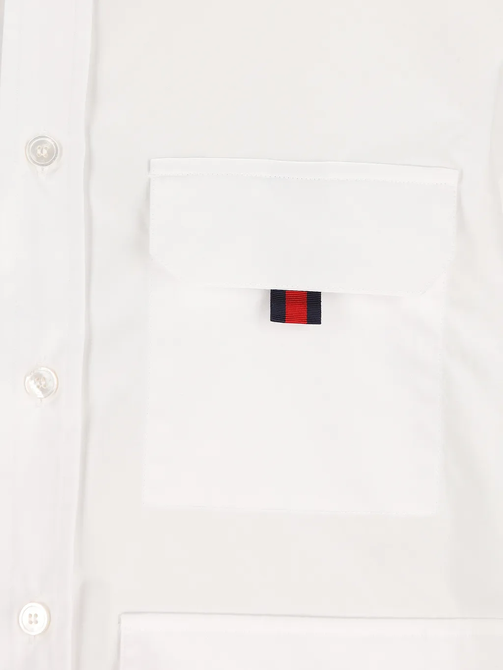 Gucci Web Detailed Long Sleeved Shirt