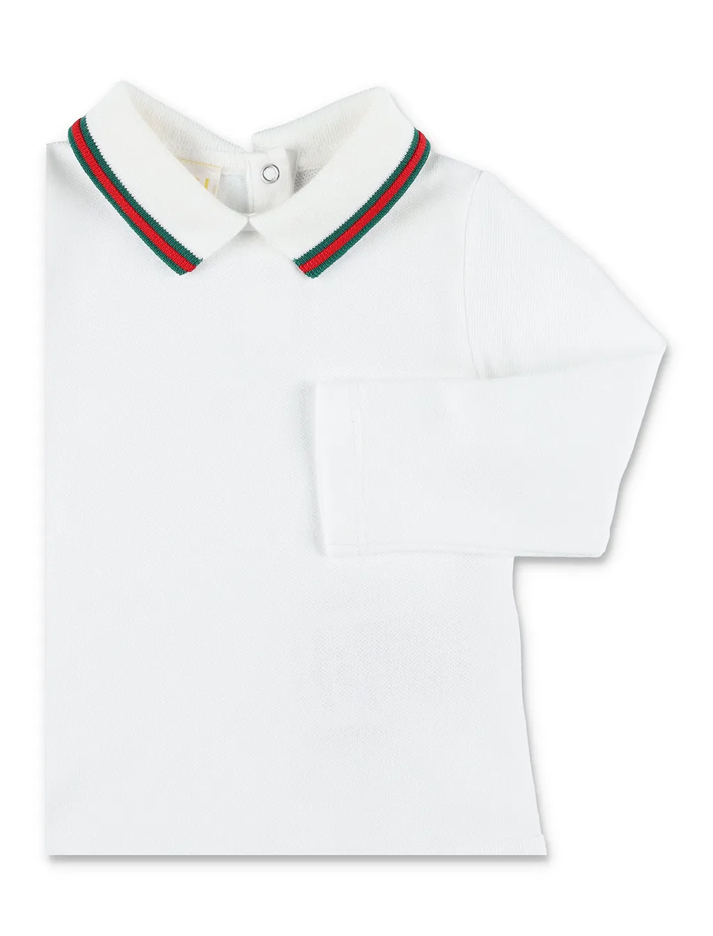 Gucci Web Collar Long Sleeve Bodysuit
