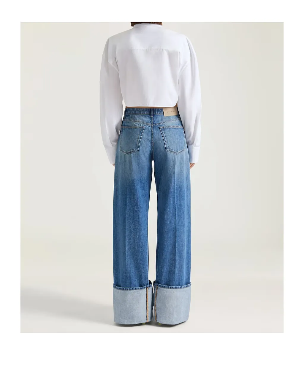 Givenchy Asymmetric Hem Denim Jacket
