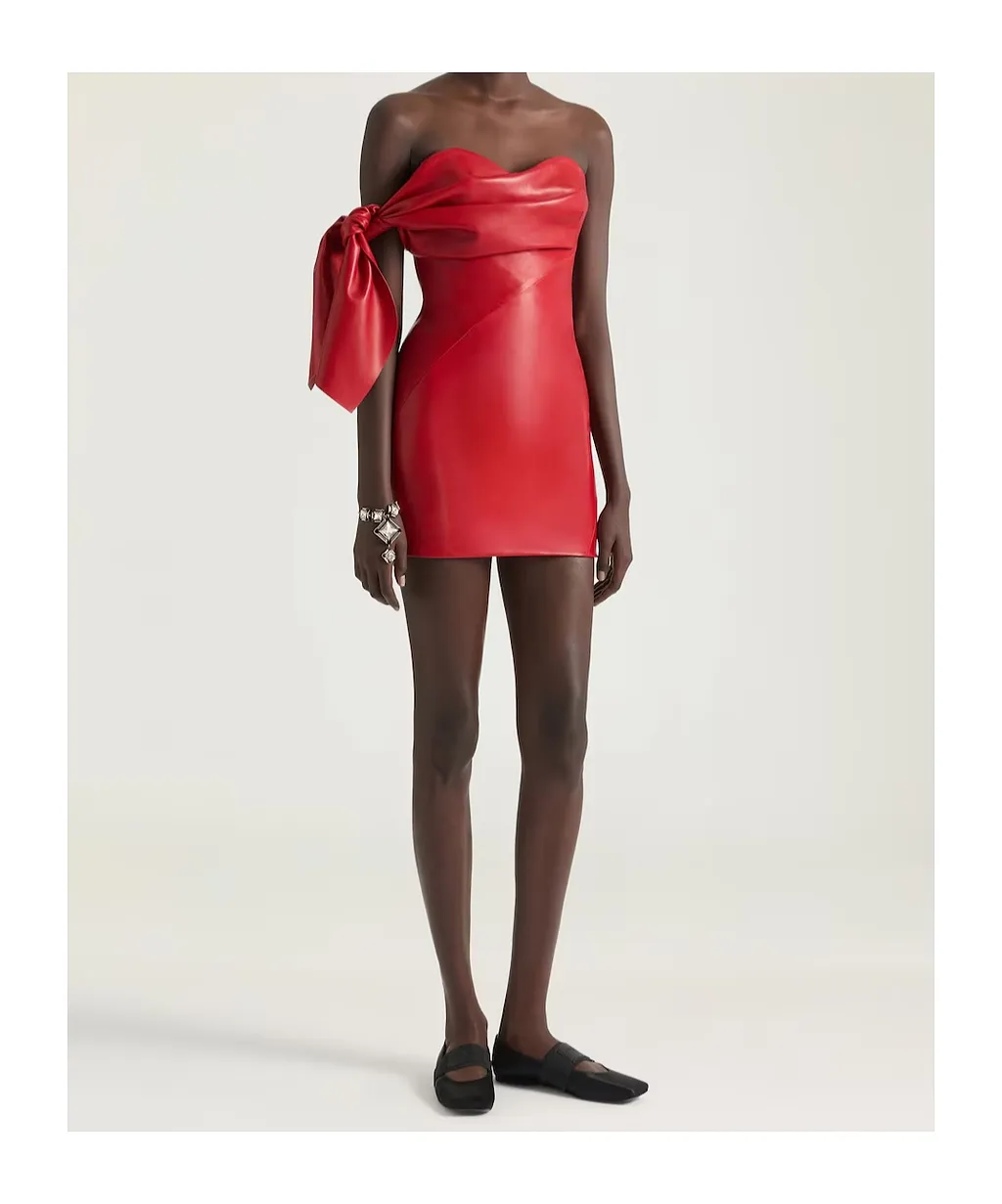 Givenchy Knot Strapless Miini Dress