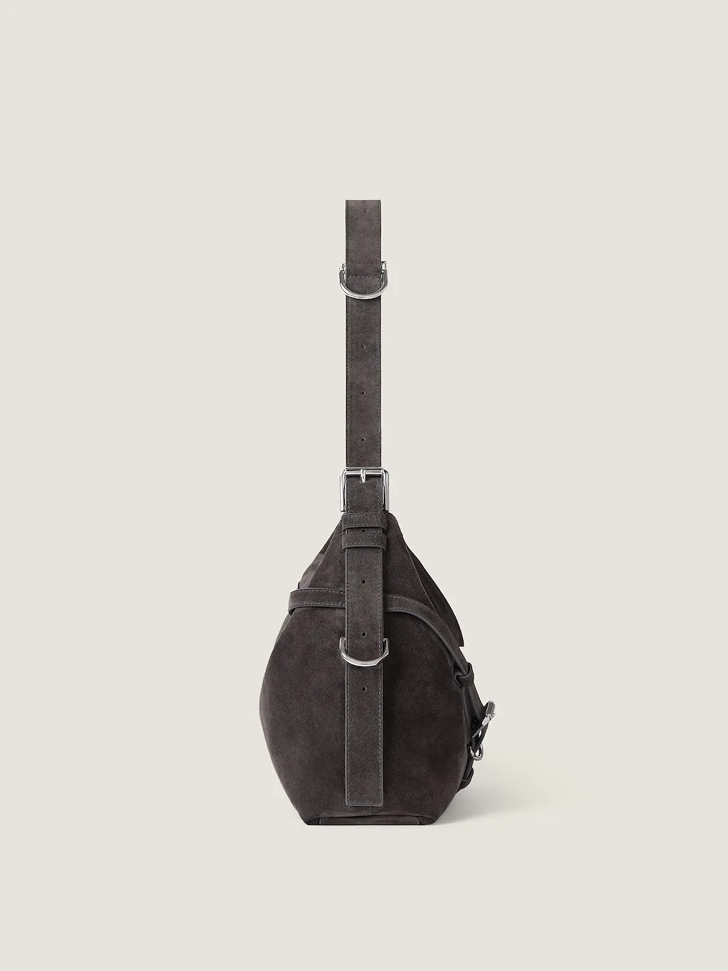 Medium Voyou Bag Suede