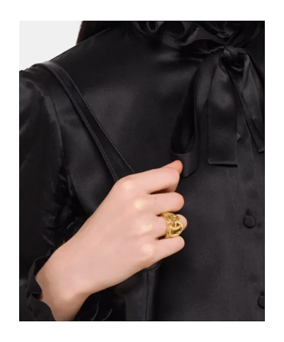 Gg Marmont Cut-Out Band Ring